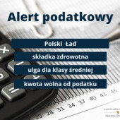 Nowy alert podatkowy Kancelarii Szalbierz 