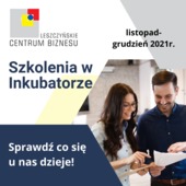 Nadchodzące szkolenia w Inkubatorze