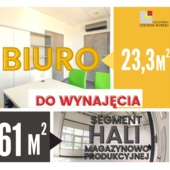 Wolne lokale biurowe oraz hala