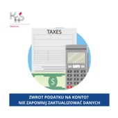 Zwrot podatku na konto? Nie zapomnij zaktualizować danych!