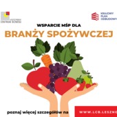 Wsparcie MŚP dla branży spożywczej