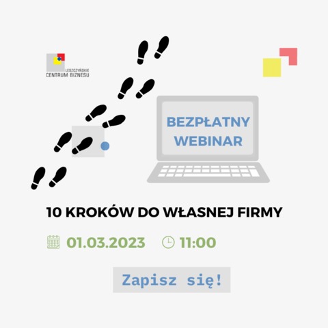 10 kroków do własnej firmy - webinar
