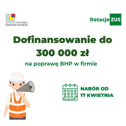 Dofinansowanie ZUS na BHP 2023