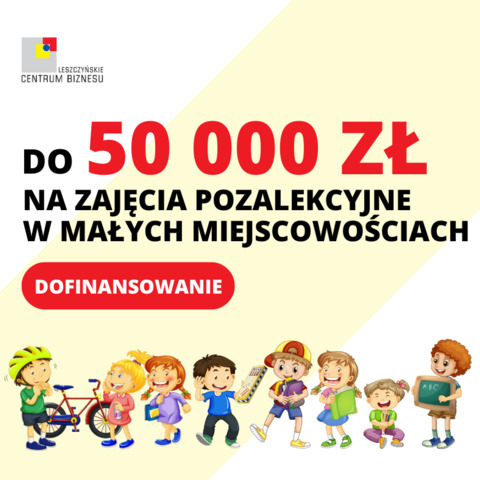 Do 50 tys. zł na zajęcia pozalekcyjne w małych miejscowościach