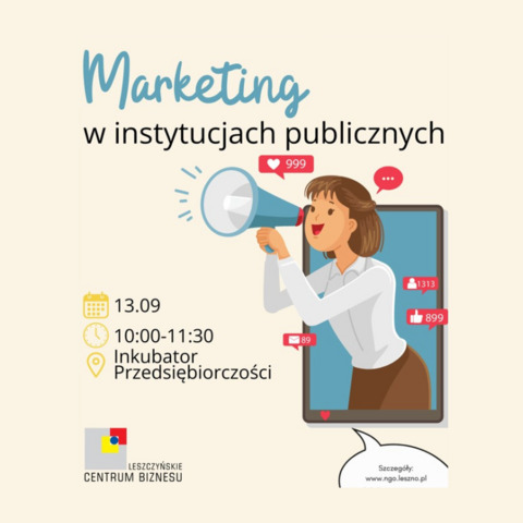 Marketing w instytucjach publicznych - bezpłatne szkolenie