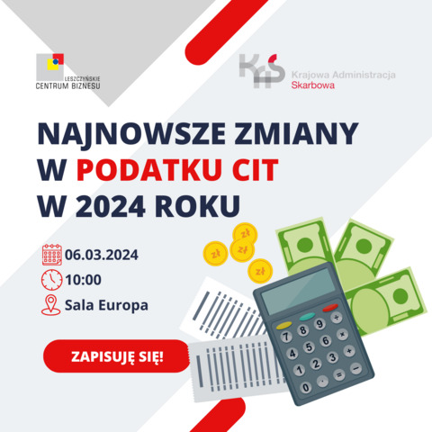Najnowsze zmiany w podatku CIT w 2024 r. - szkolenie