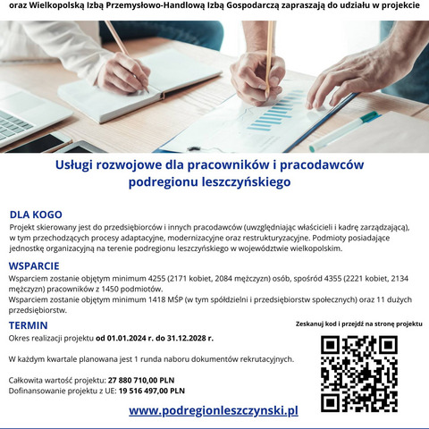 Usługi rozwojowe dla pracowników i pracodawców podregionu leszczyńskiego