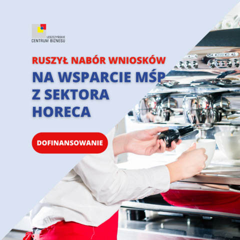 Wystartował nabór na dofinansowanie branży HoReCa