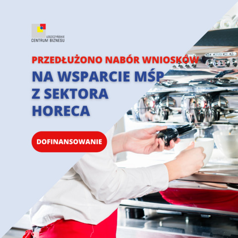 Wydłużono nabór na dofinansowanie branży HoReCa!