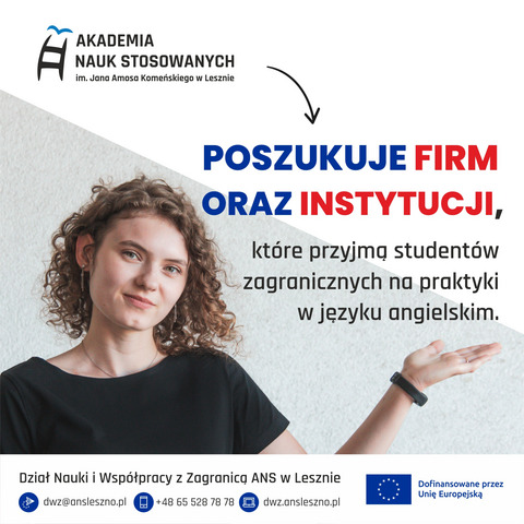ANS poszukuje firm dla zagranicznych studentów