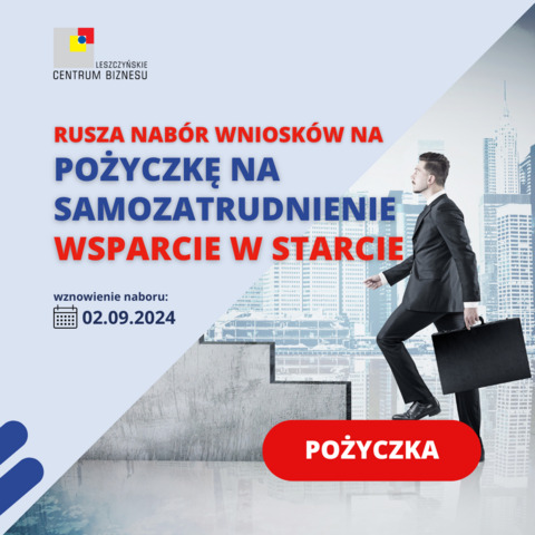 Rusza nabór wniosków na pożyczkę na samozatrudnienie