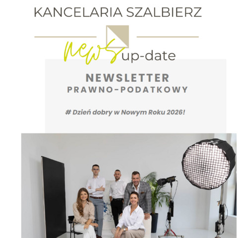 Newsletter prawno-podatkowy