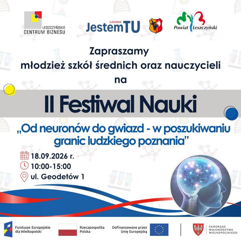 Zapraszamy na II Festiwal Nauki
